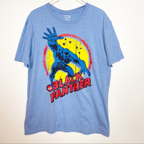 Marvel Other - Marvel Black Panther Graphic Tee T-Shirt Blue